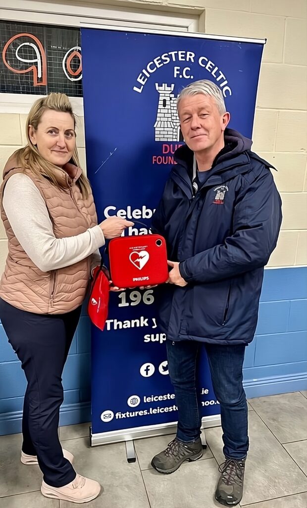 RandrupSkill's AED Donation to Leicester Celtic FC